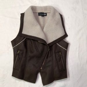 Faux Leather Vest